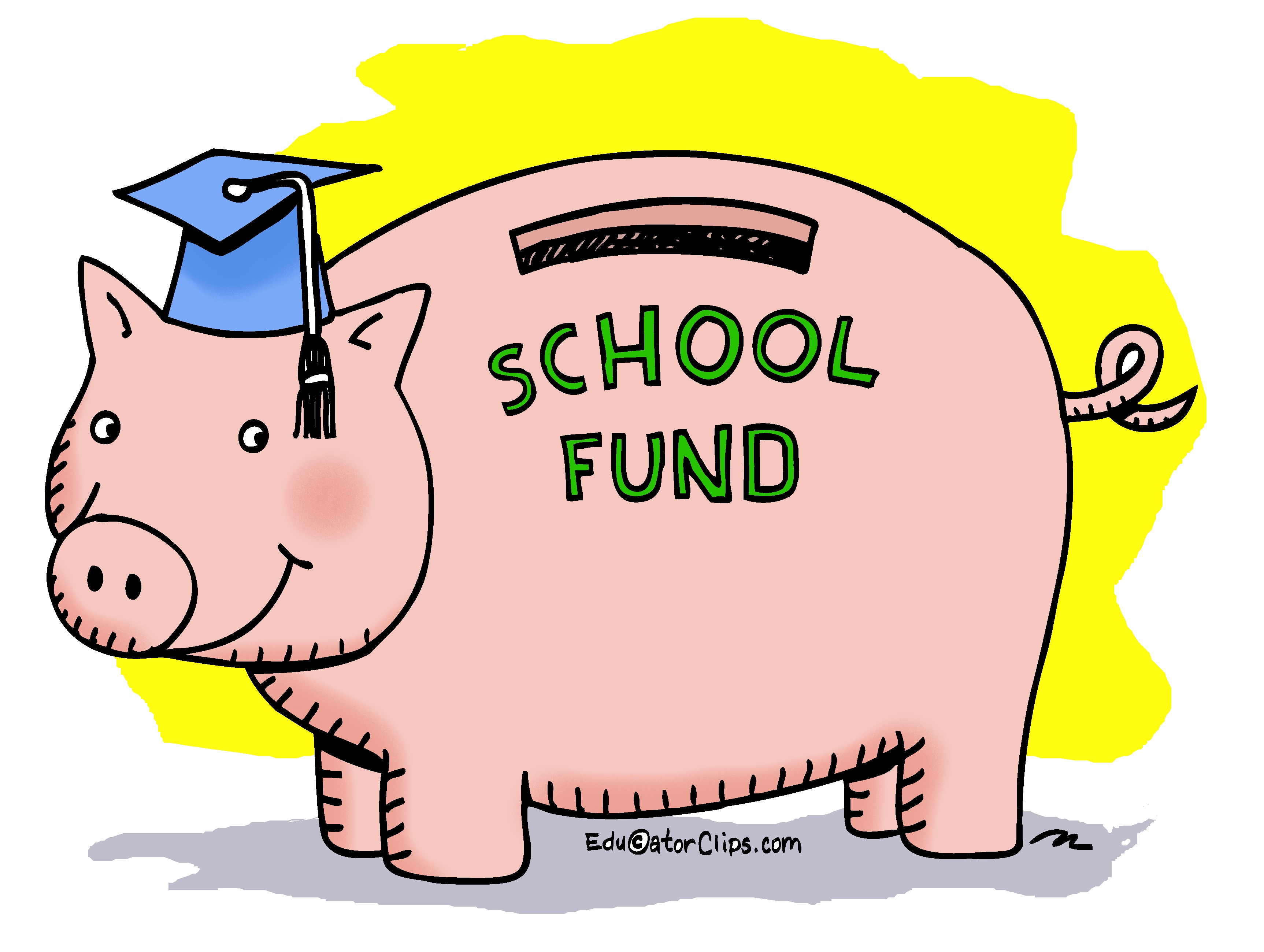 School Fund Pig Bank